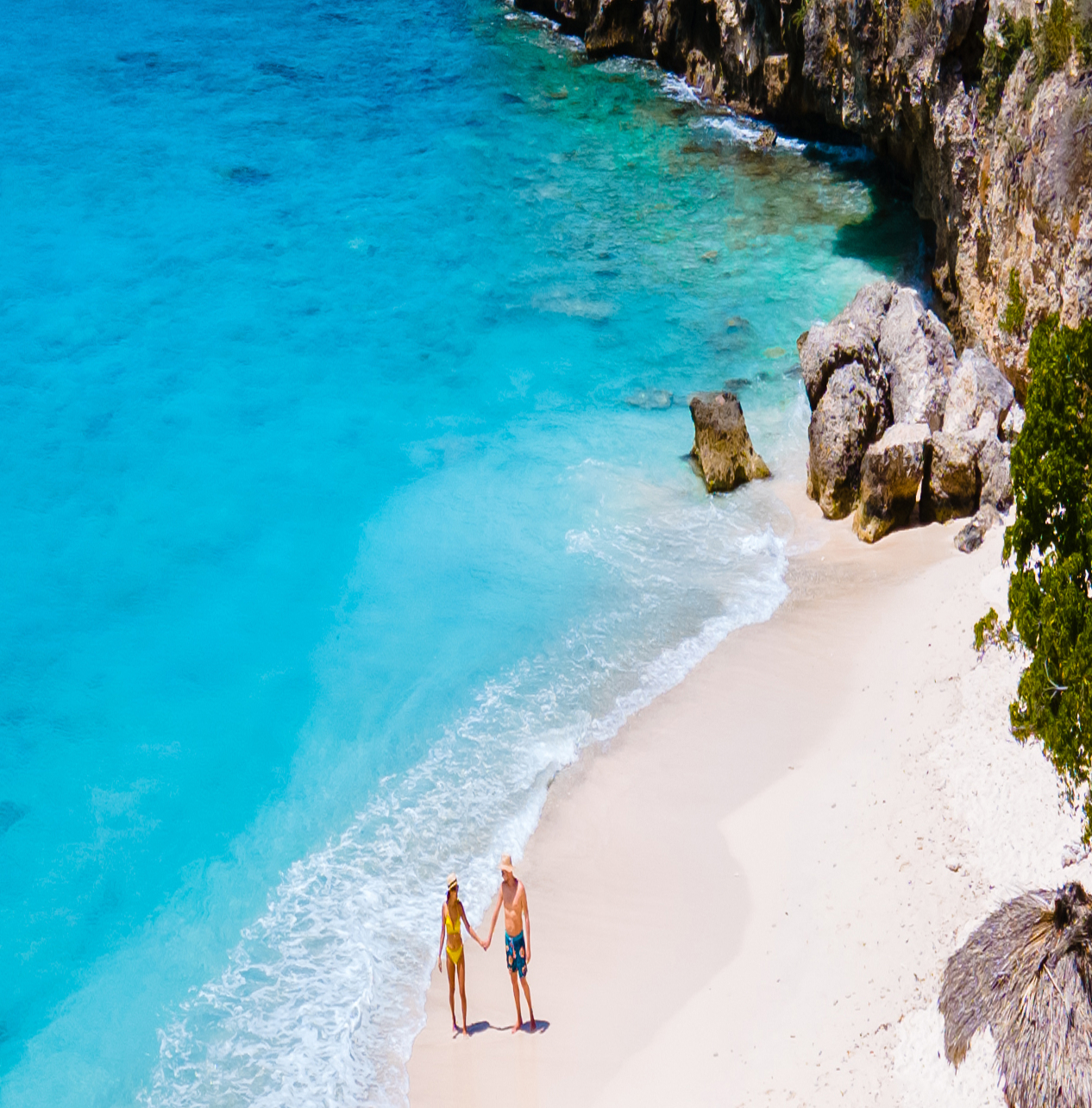 people walking on beach